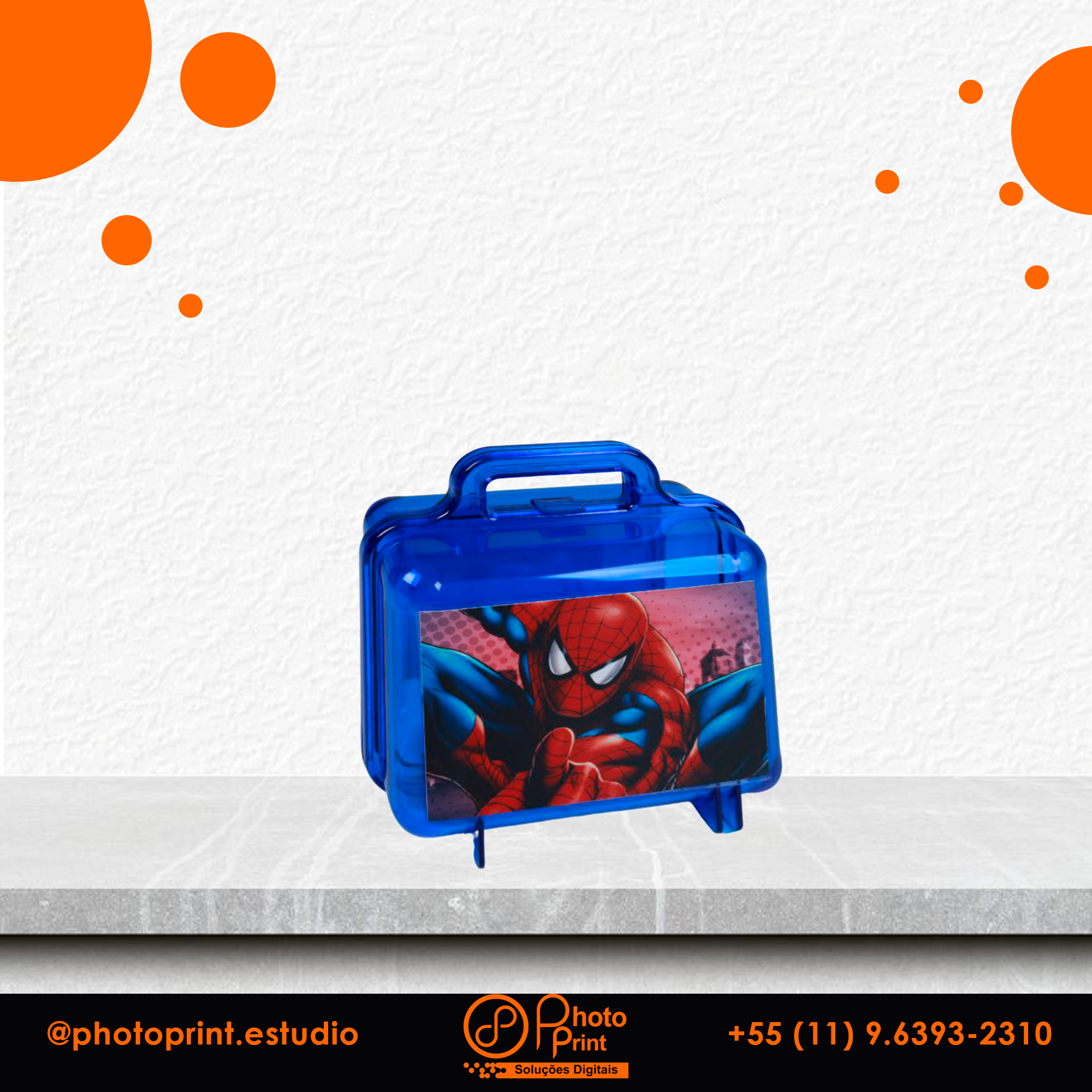 Maletinha Acrílica Personalizada – Lembrancinha Infantil