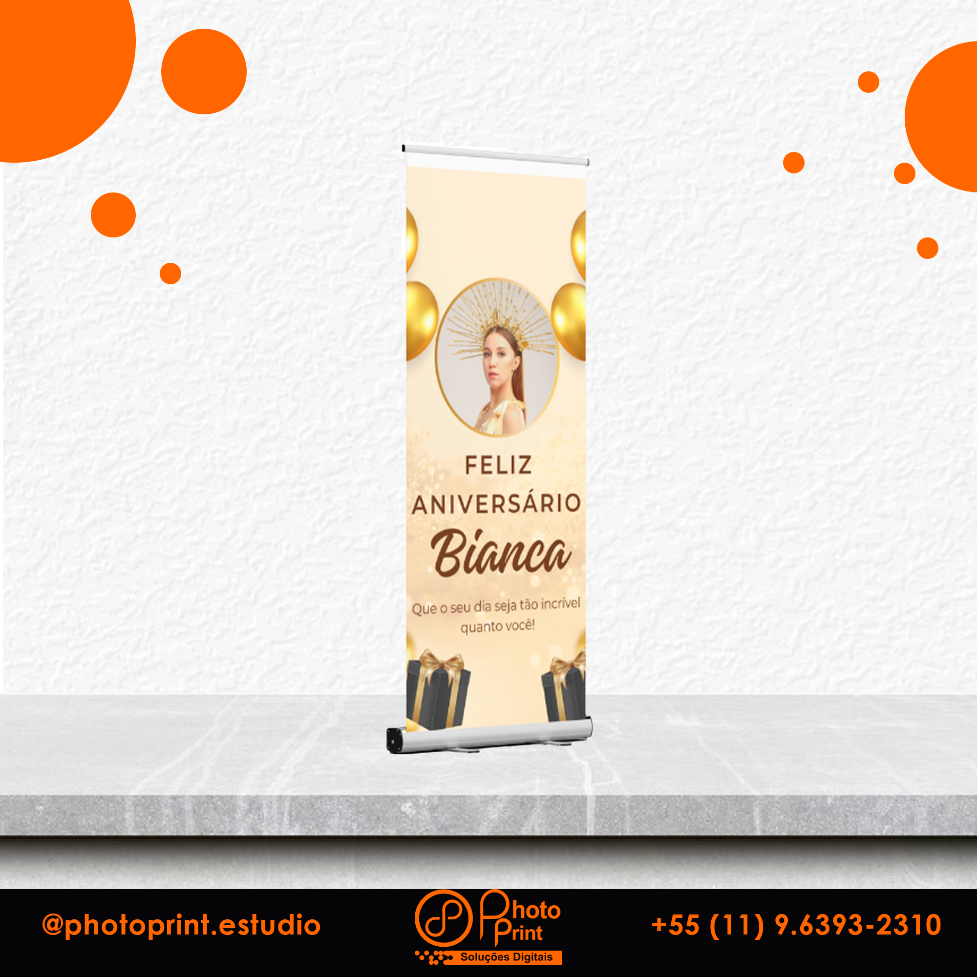 Banner Personalizado para Festas e Eventos