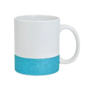 Caneca de Cerâmica com Glitter Personalizada – Várias Cores