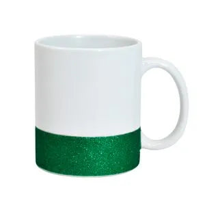 Caneca de Cerâmica com Glitter Personalizada – Várias Cores