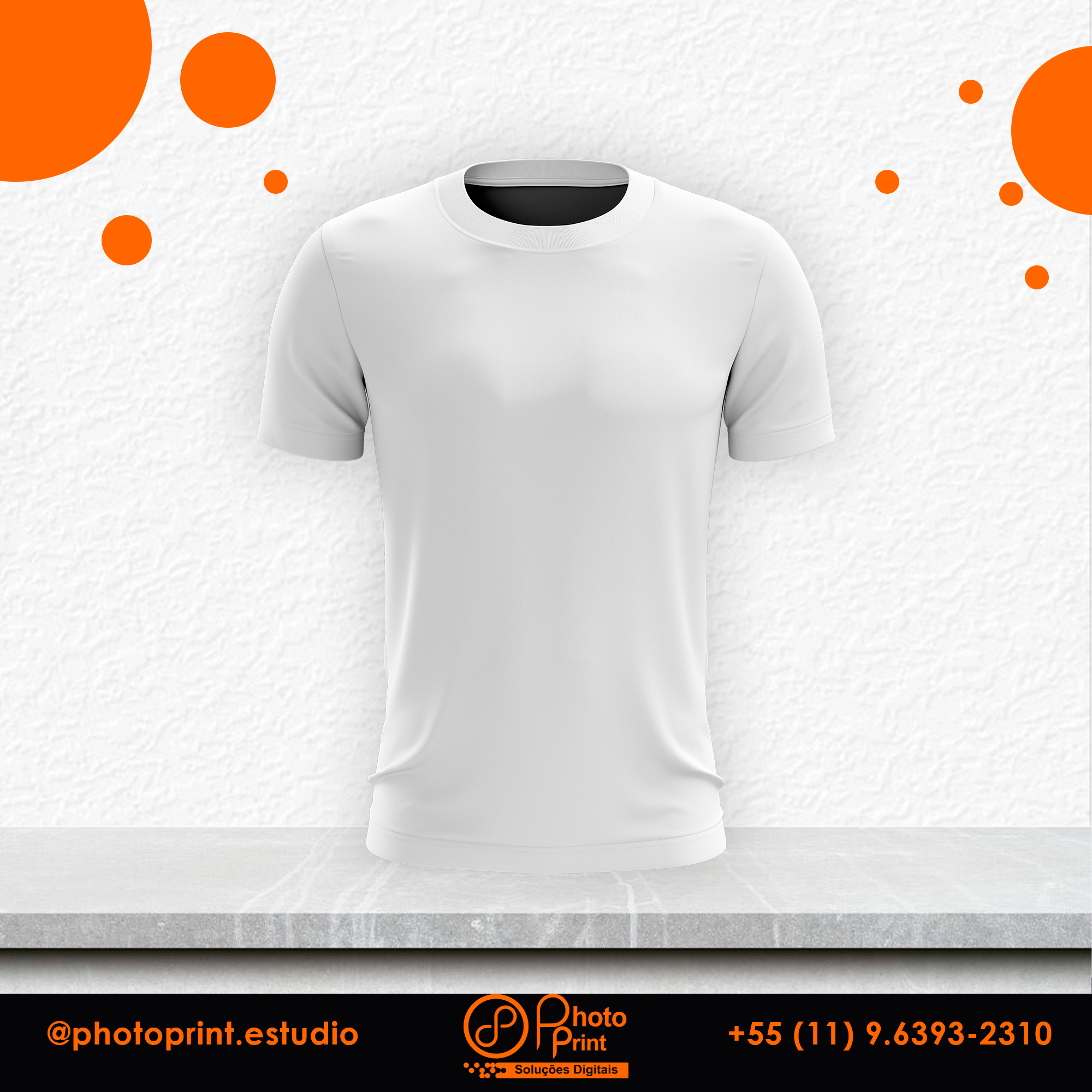 Camiseta Branca Personalizada Infantil