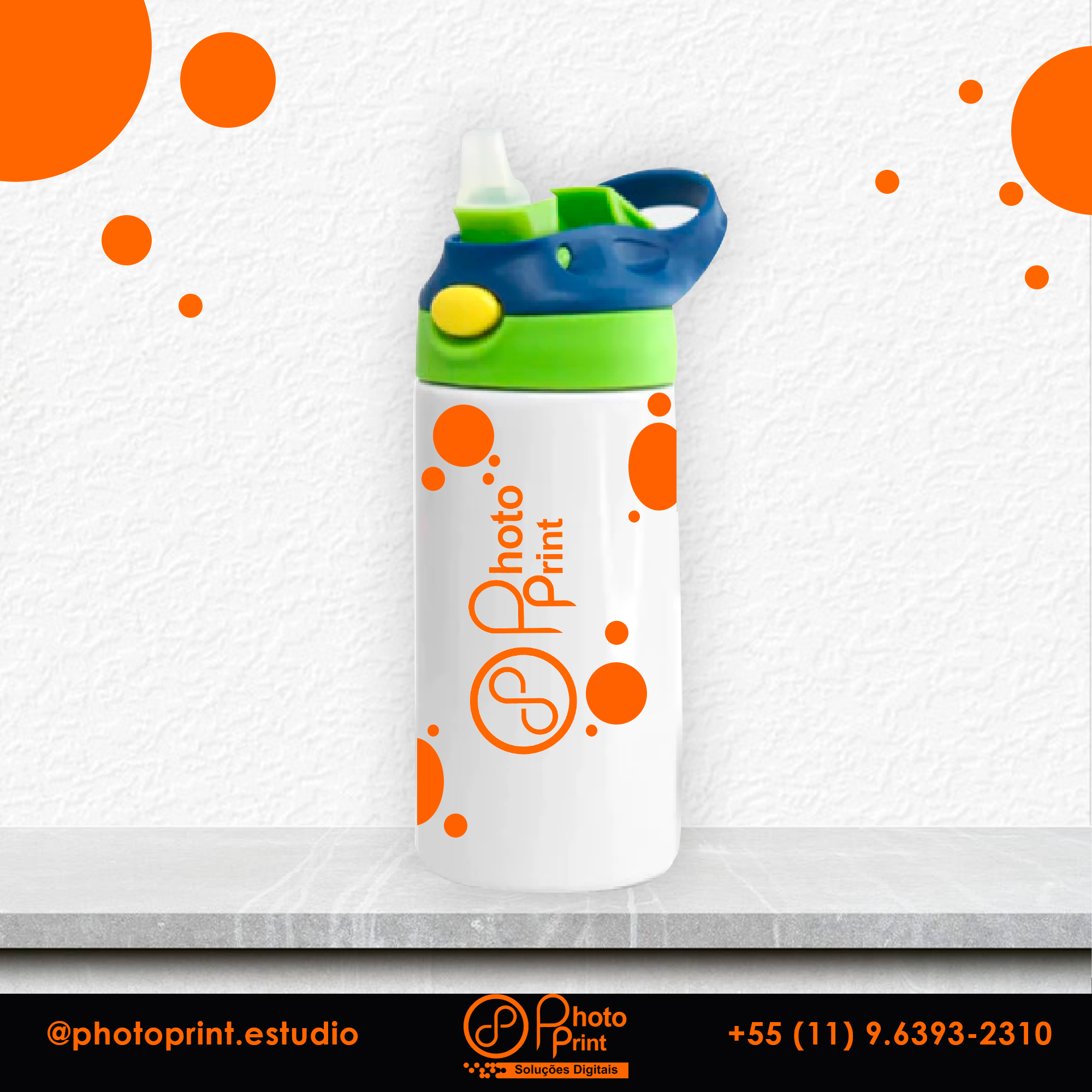 Squeeze Personalizada Infantil – 3 cores