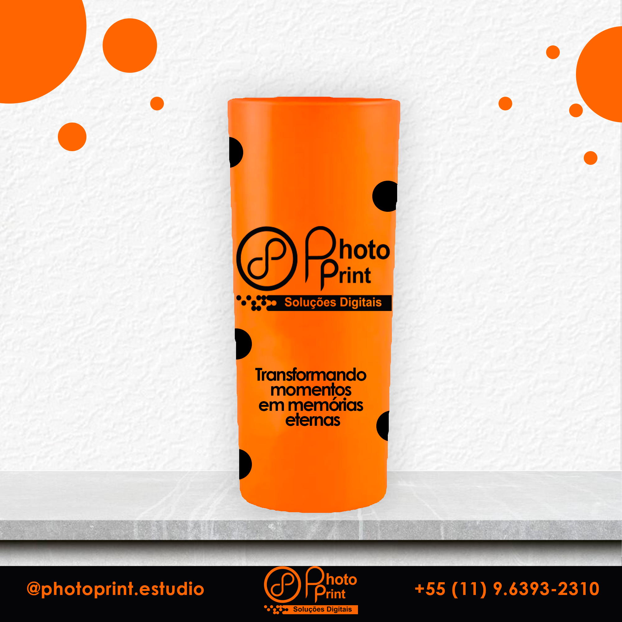 Copo Long Drink Cor Sólida Personalizado | Várias Cores