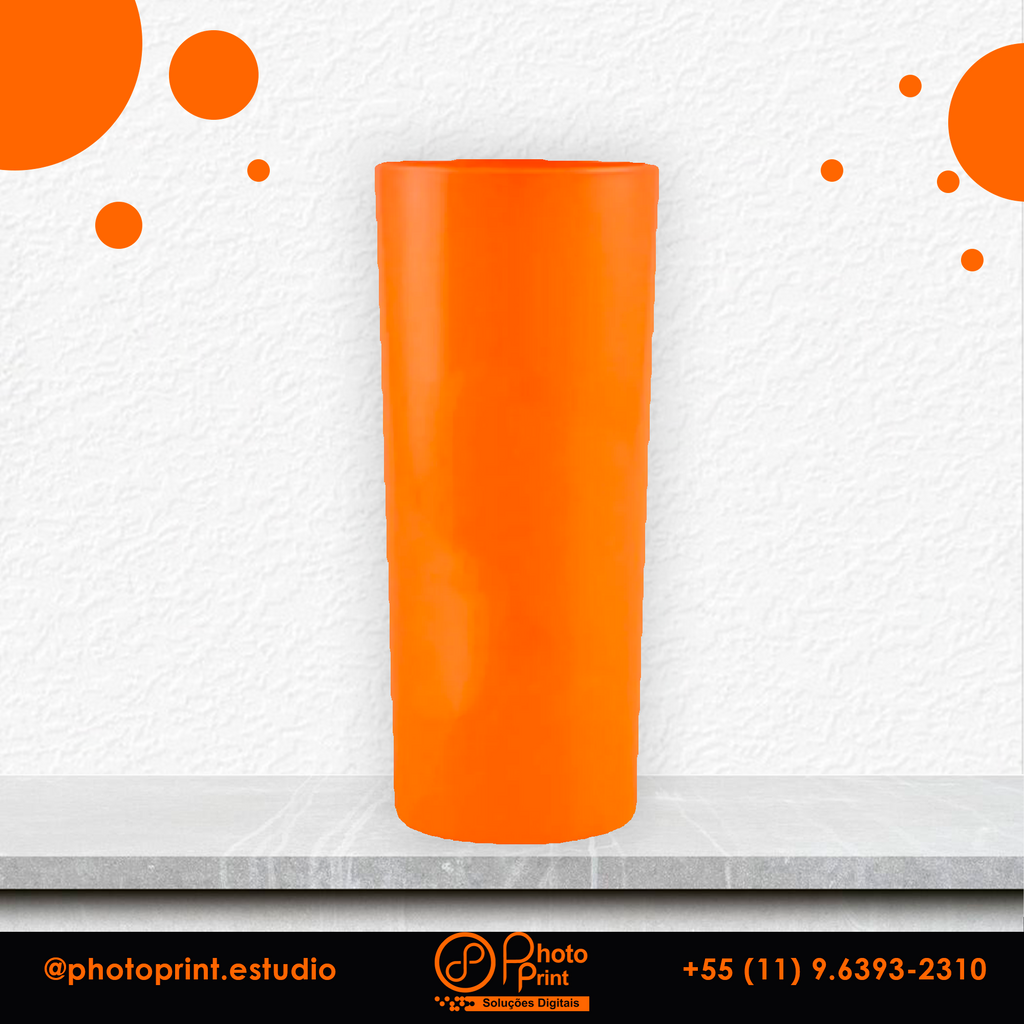 Copo Long Drink Cor Sólida Personalizado | Várias Cores