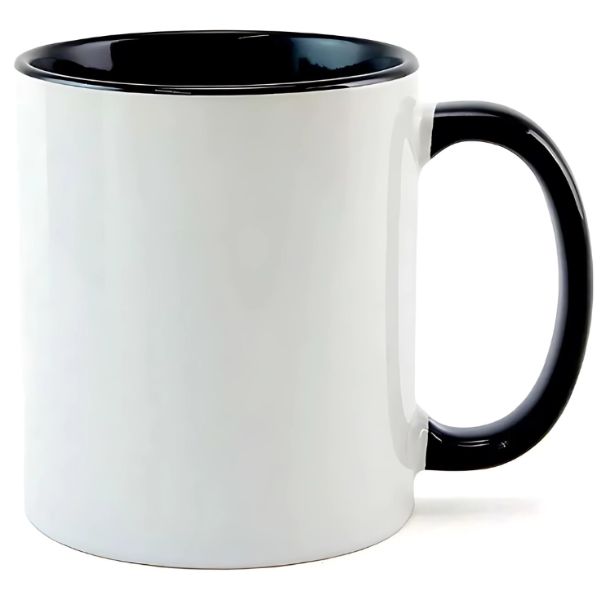 Caneca Personalizada Interior e Alça Colorida